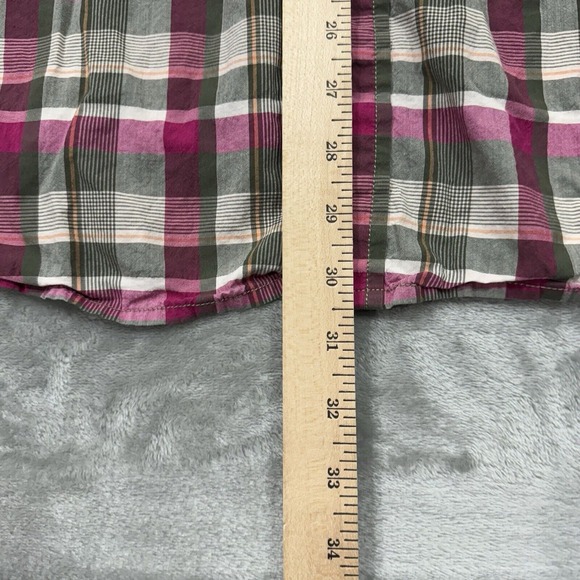 Tommy Bahama Shirt Mens XL Pink Plaid Short Sleeve Button Island‎ Modern Fit - Picture 4 of 6